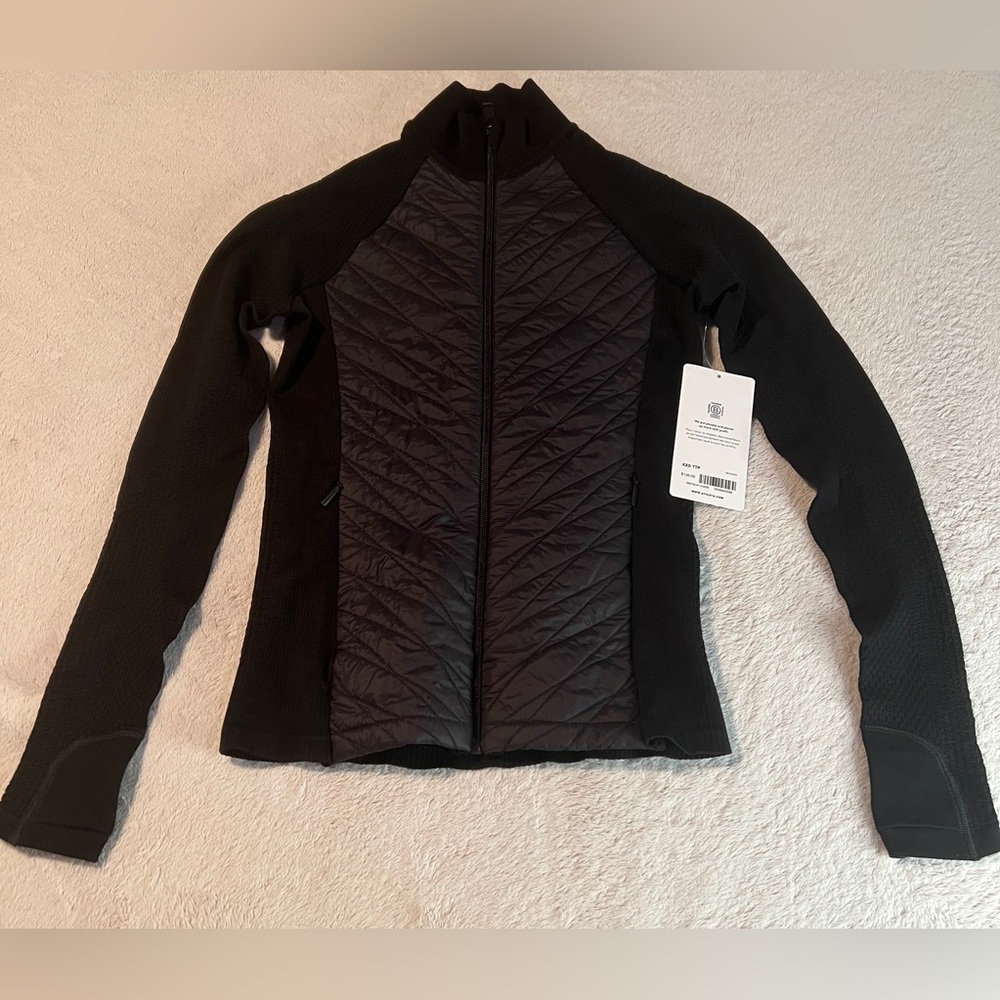 NEW Athleta Black Flurry Force Primaloft Insulated Jacket Teen Womens XXS